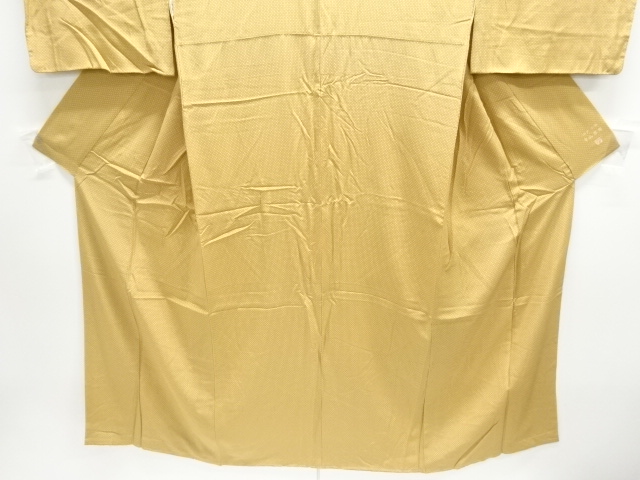  寺山存男作　幾何学模様一ツ紋江戸小紋着物